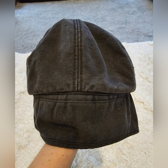 Carhartt Vintage Insulated Trapper Hat With Earflaps Fitted Streetwear Skatewear - Picture 6 of 10